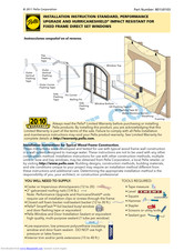 Pella 801U0103 Installation Instructions Manual