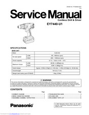 Panasonic EY7440-X8 Service Manual