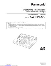 Panasonic AWRP120GJ Operating Instructions Manual