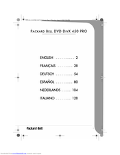 Packard Bell DivX 450 PRO User Manual