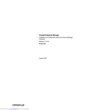 Oracle Enterprise Manager Installation And Configuration Manual