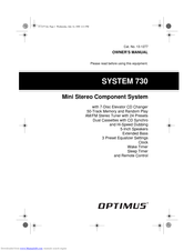 Optimus SYSTEM 730 Owner's Manual
