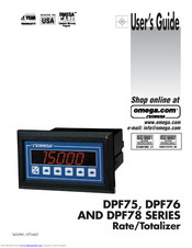 Omega DPF75 SERIES User Manual