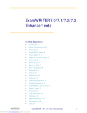 OfficeMate ExamWRITER 7.0 Enhancements Manual