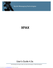Nordic Messaging Technologies XFAX User Manual