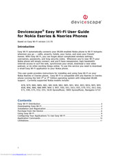 Nokia Devicescape Easy Wi-Fi User Manual