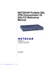 NETGEAR SSL312 - ProSafe SSL VPN Concentrator 25 Reference Manual