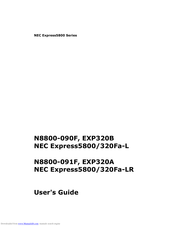 NEC N8800-090F,EXP320B User Manual