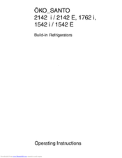 AEG OKO SANTO 1762 i Operating Instructions Manual