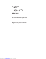 AEG SANTO 1450-8 TK Operating Instructions Manual