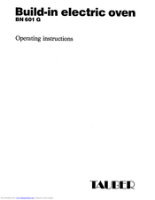 AEG BN 601 G Operating Instructions Manual