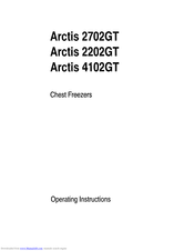 AEG Arctis 2700GT Operating Instructions Manual
