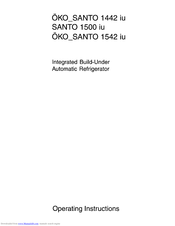 AEG OKO-Santo 1542 iu Operating Instructions Manual