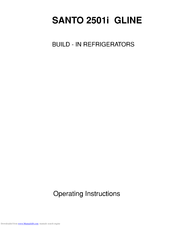 AEG SANTO 2501i GLINE Operating Instructions Manual