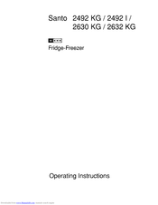 AEG Santo 2630 KG Operating Instructions Manual