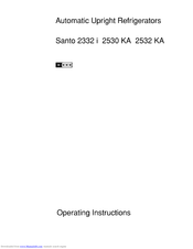 AEG Santo 2530 KA Operating Instructions Manual