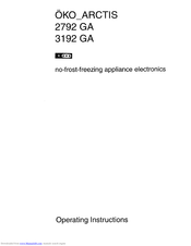AEG OKO Arctis 3192 GA Operating Instructions Manual