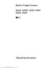 AEG Santo 2232I Operating Instructions Manual