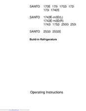 AEG SANTO 1742E-m3D Operating Instructions Manual