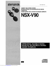 Aiwa NSX-V90 Operating Instructions Manual