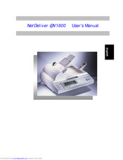 Avision NetDeliver @V1800 User Manual