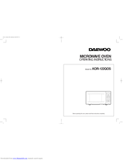 Daewoo KOR-122QOS Operating Instructions Manual