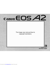 Canon EOS A2 Instructions Manual