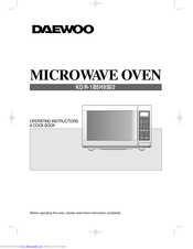 Daewoo KOR-1B5H9S02 Operating Instructions & Cook Book
