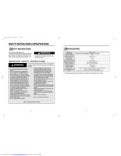 Daewoo DWF-6010AP Instruction Manual