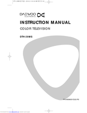 Daewoo DTH-29MS Instruction Manual