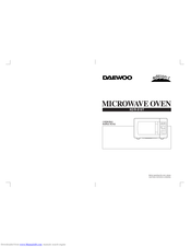 Daewoo KOR-816T Operating Instructions Manual