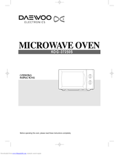 Daewoo KOG-37250S Operating Instructions Manual