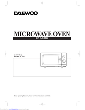 Daewoo KOR-63B5 Operating Instructions Manual