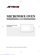 Aftron AFMW 610 Operating Instructions & Cook Book