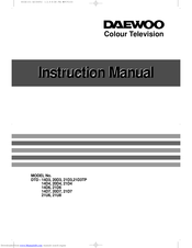 Daewoo DTD- 21D4 Instruction Manual