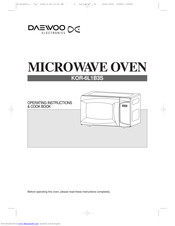 Daewoo KOR-6L1B3S Operating Instructions & Cook Book