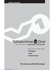 Valentine One Radar Locator Owner's Manual
