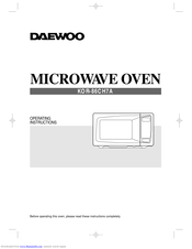 Daewoo KOR-86CH7A Operating Instructions Manual