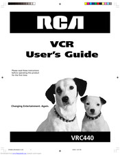 RCA VRC440 User Manual