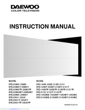 Daewoo DTC-29M6 Instruction Manual