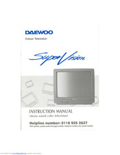 Daewoo SuperVision GB14Q2T Instruction Manual