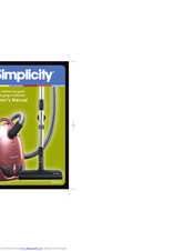 Simplicity S20 Owner's Manual