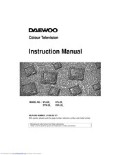 Daewoo DTJ-28 Instruction Manual