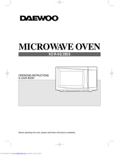 Daewoo KOR-6Q2B5S Operating Instructions & Cook Book