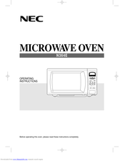 NEC N364E Operating Instructions Manual