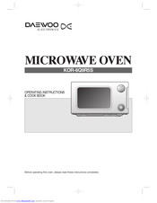 Daewoo KOR-6Q9R5S Operating Instructions & Cook Book