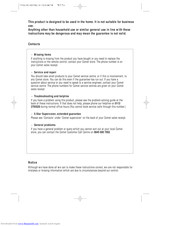 Daewoo PROline VR516 Operating Instructions Manual