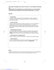 Daewoo PROline VN2200 Operating Instructions Manual