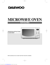 Daewoo KOR-6Q4R5S Operating Instructions & Cook Book