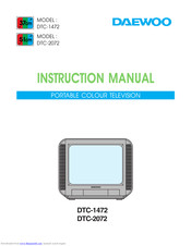 Daewoo DTC-1472 Instruction Manual